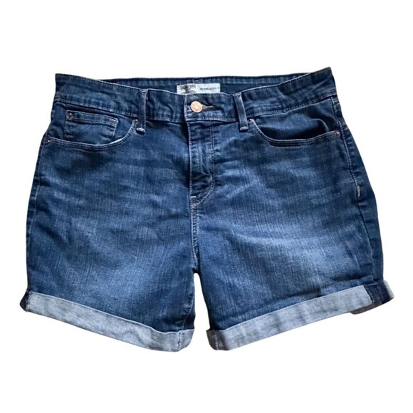 Levi's Pants - Levi Strauss Signature Gold Mid-Rise Denim Shorts-Cuffed-Size 12-GUC